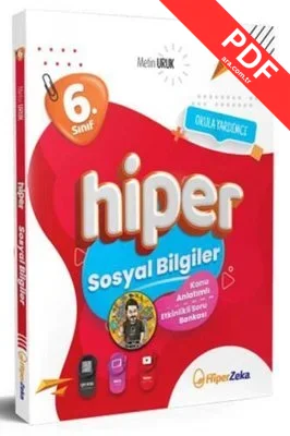 6. Sınıf Hiper Sosyal Bilgiler Konu Anlatımlı & Soru Bankası kitap kapağı