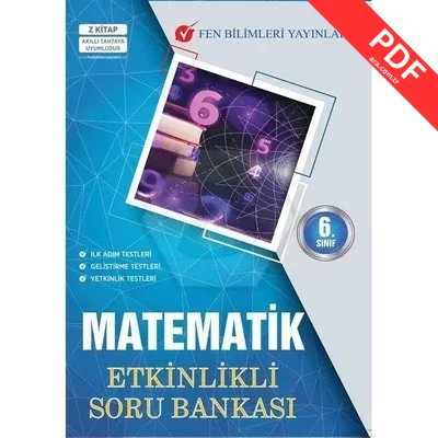 6. Sınıf Matematik Etkinlikli Soru Bankası kitap kapağı