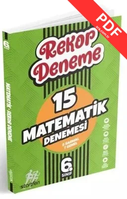 6. Sınıf Matematik Rekor Deneme kitap kapağı