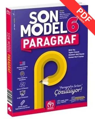 6. Sınıf Son Model Paragraf Soru Bankası kitap kapağı