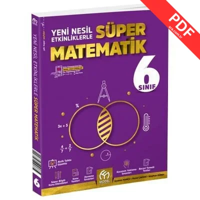 6. Sınıf Süper Matematik Soru Bankası kitap kapağı
