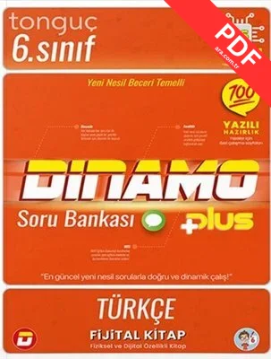 6. Sınıf Türkçe Dinamo Plus Soru Bankası kitap kapağı