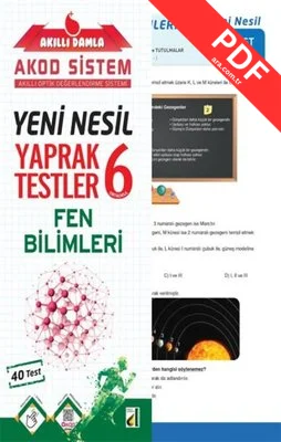 6.Sınıf Fen Bilimleri Yeni Nesil Yaprak Testler kitap kapağı