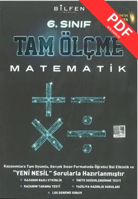 6.Sınıf Matematik Tam Ölçme kitap kapağı
