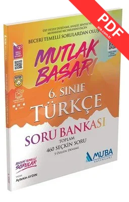 6.Sınıf Mutlak Başarı Türkçe Soru Bankası kitap kapağı