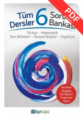6.Sınıf Tüm Dersler Soru Bankası kitap kapağı