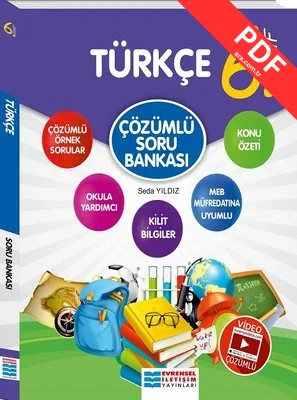 6.Sınıf Türkçe Video Çözümlü Soru Bankası kitap kapağı