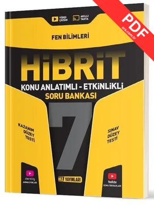 7. Sınıf Hibrit Fen Soru Bankası kitap kapağı