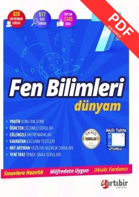 7. Sınıf Fen Bilimleri Süper Soru Kitabı kitap kapağı