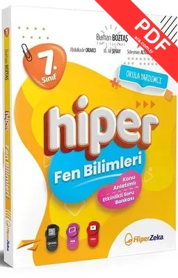 7. Sınıf Hiper Fen Bilimleri Konu Anlatımlı & Etkinlikli Soru Bankası kitap kapağı