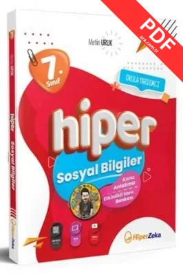 7. Sınıf Hiper Sosyal Bilgiler Konu Anlatımlı & Soru Bankası kitap kapağı