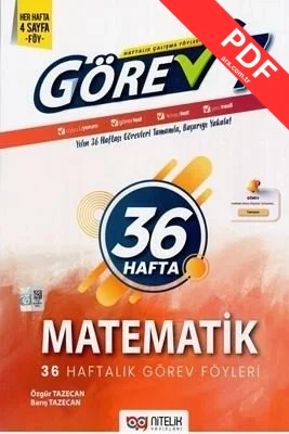 7. Sınıf Matematik Görev Yeni Nesil Çalışma Föyleri kitap kapağı