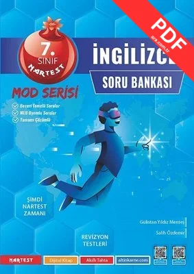 7. Sınıf Mod İngilizce Soru Bankası kitap kapağı