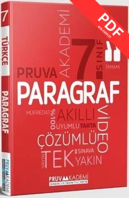 7. Sınıf Paragraf Soru Bankası kitap kapağı