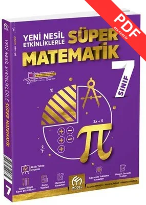 7. Sınıf Süper Matematik Soru Bankası kitap kapağı