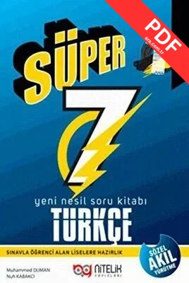 7. Sınıf Türkçe Süper Soru Bankası kitap kapağı