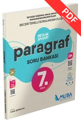 7.Sınıf Mutlak Başarı Paragraf Soru Bankası kitap kapağı