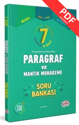 7.Sınıf Paragraf ve Mantık Muhakeme Soru Bankası kitap kapağı