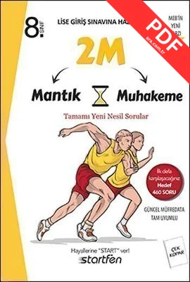 8. Sınıf 2M Mantık Muhakeme Soru Bankası kitap kapağı