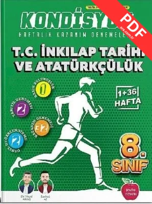 8. Sınıf Kondisyon T.C. İnkılap Tarihi ve Atatürkçülük Denemeleri 37 Hafta kitap kapağı