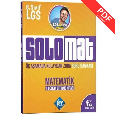 8. Sınıf LGS Solomat Matematik 1. Dönem Soru Bankası kitap kapağı