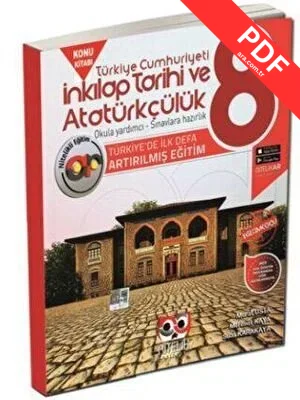 8. Sınıf LGS T. C. İnkilap Tarihi ve Atatürkçülük Artırılmış Konu Kitabı kitap kapağı