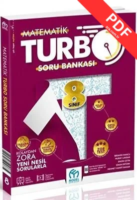 8. Sınıf Turbo Matematik Soru Bankası kitap kapağı