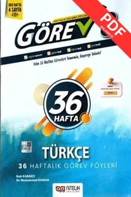 8. Sınıf Türkçe Görev Yeni Nesil Çalışma Föyleri kitap kapağı