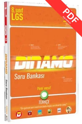 8.Sınıf Dinamo Türkçe Soru Bankası kitap kapağı