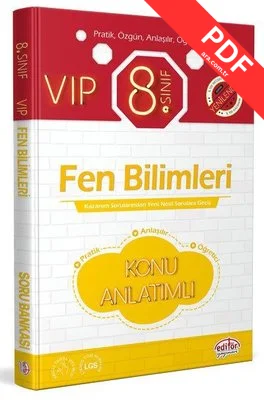 8.Sınıf VIP Fen Bilimleri Konu Anlatımlı kitap kapağı