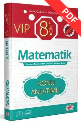8.Sınıf VIP Matematik Konu Anlatımlı kitap kapağı