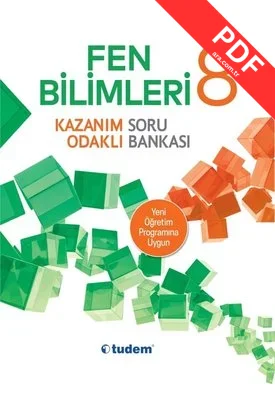 8.Sınıf Fen Bilimleri Kazanım Odaklı Soru Bankası kitap kapağı