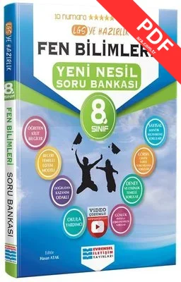 8.Sınıf Fen Bilimleri Video Çözümlü Soru Bankası kitap kapağı