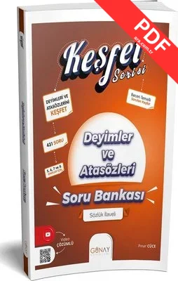 8.Sınıf Keşfet Serisi Deyimler ve Atasözleri Soru Bankası kitap kapağı