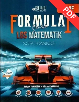 8.Sınıf LGS Matematik Formula Soru Bankası kitap kapağı