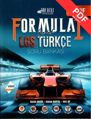 8.Sınıf LGS Türkçe Formula 1 Soru Bankası kitap kapağı