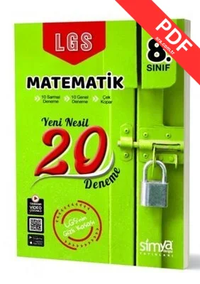 8.Sınıf Matematik 20'li Branş Denemeleri kitap kapağı