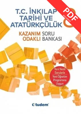 8.Sınıf T.C. İnkılap Tarihi ve Atatürkçülük Kazanım Odaklı Soru Bankası kitap kapağı