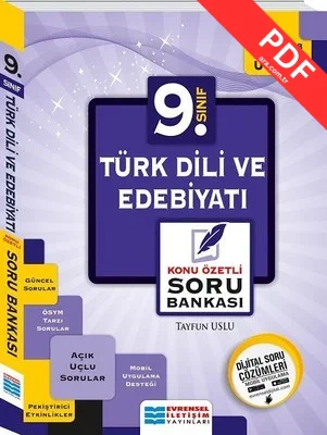 9. Sınıf Türk Dili ve Edebiyatı Soru Bankası kitap kapağı