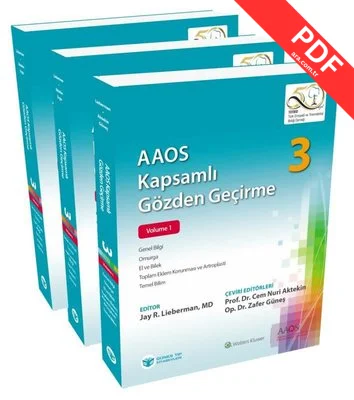 AAOS Kapsamlı Gözden Geçirme Seti - 3 Kitap Takım kitap kapağı