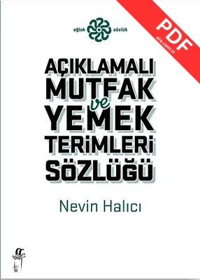 Açıklamalı Mutfak ve Yemek Terimleri Sözlüğü kitap kapağı