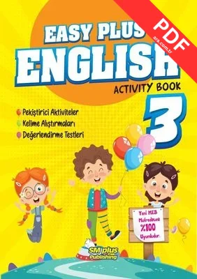 Activity Book 3. Sınıf Easy Plus English kitap kapağı