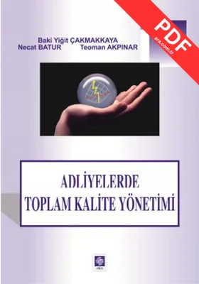 Adliyelerde Toplam Kalite Yönetimi kitap kapağı