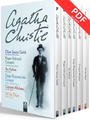 Agatha Christie - Hercule Poirot Seti - 6 Kitap Takım - Özel Kutulu kitap kapağı