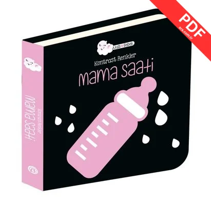 Akıllı Bebek - Mama Saati - Kontrast Renkler kitap kapağı