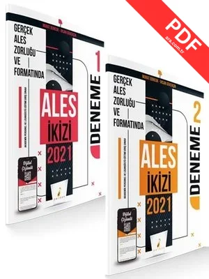 ALES İkizi 2 Özgün Deneme Sınavı Dijital Çözümlü kitap kapağı