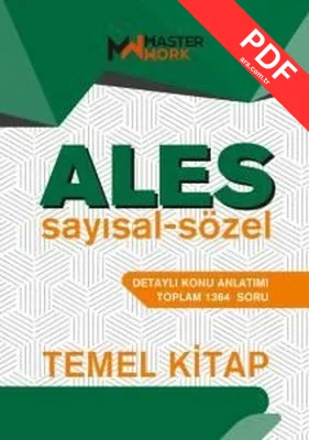 ALES Temel Kitap Sayısal - Sözel Detaylı Konu Anlatımı kitap kapağı
