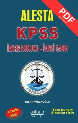 Alesta KPSS İdare Hukuku-İdari Yargı kitap kapağı