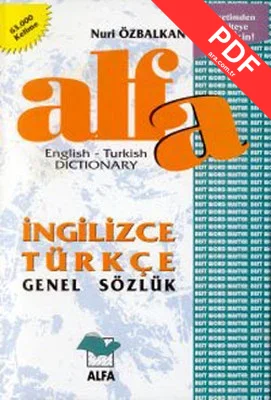 Alfa İngilizce-Türkçe Genel Sözlük kitap kapağı