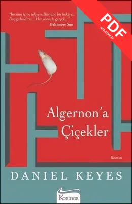 Algernon'a Çiçekler kitap kapağı